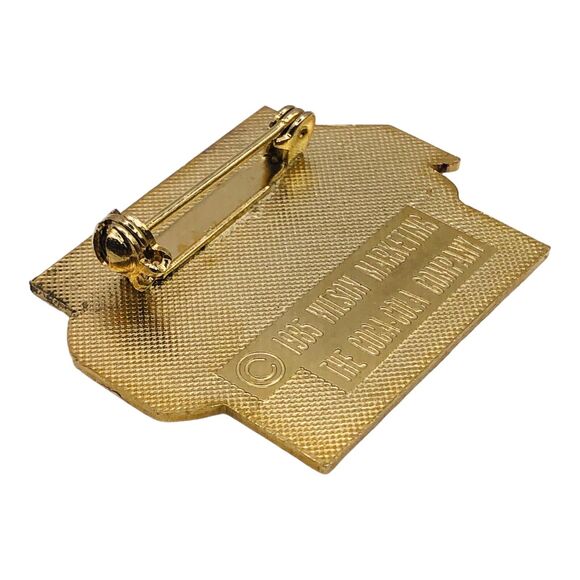 VTG Coca Cola 1986 100th Centennial Celebration Anniversary Lapel Hat PIN Enamel - Picture 4 of 6